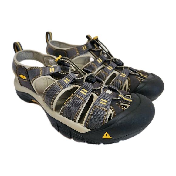 Keen Newport H2 Closed Toed Water‎ Sandals Men's 13 Raven/Aluminum New In Box - Picture 1 of 16